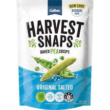 Calbee Harvest Snap Peas Salted 120g