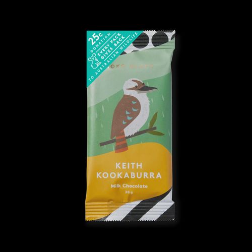 Koko Black Keith Kookaburra Milk Block 20g