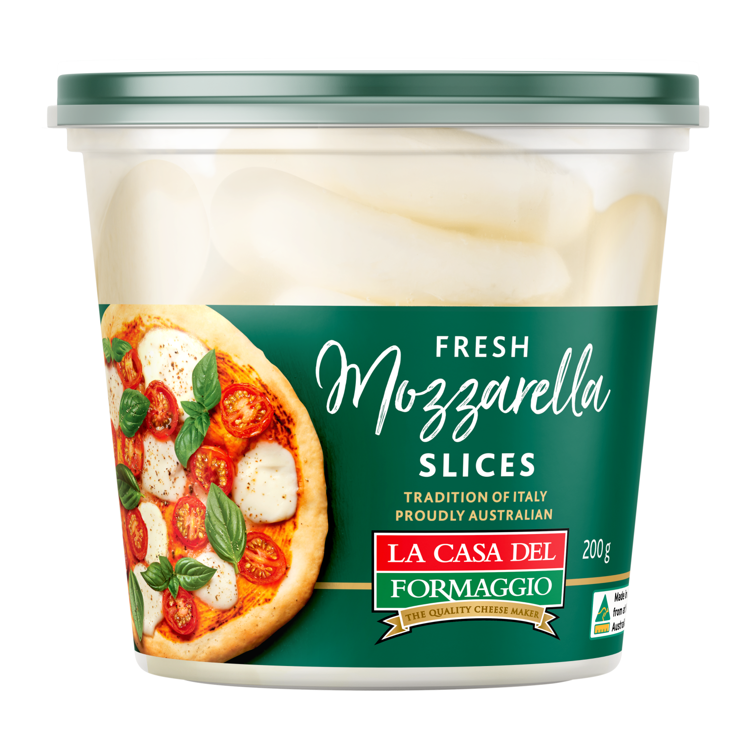 La Casa Del Formaggio Mozzarella Slices 200g