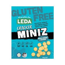 LEDA Cracker Miniz Sour Cream & Chives 150g