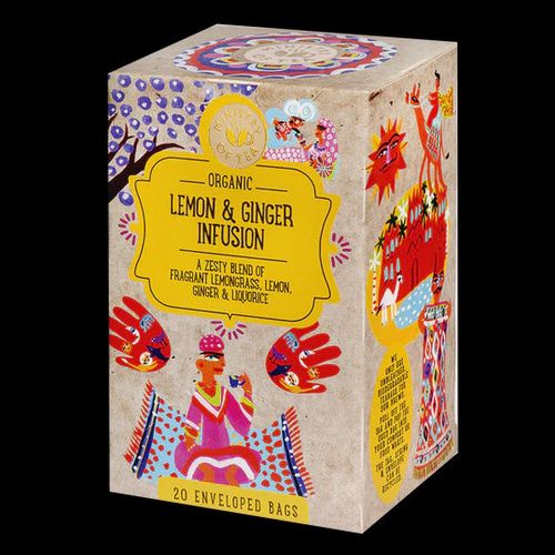 Ministry of Tea Lemon & Ginger Infusion Tea Bags 20pk