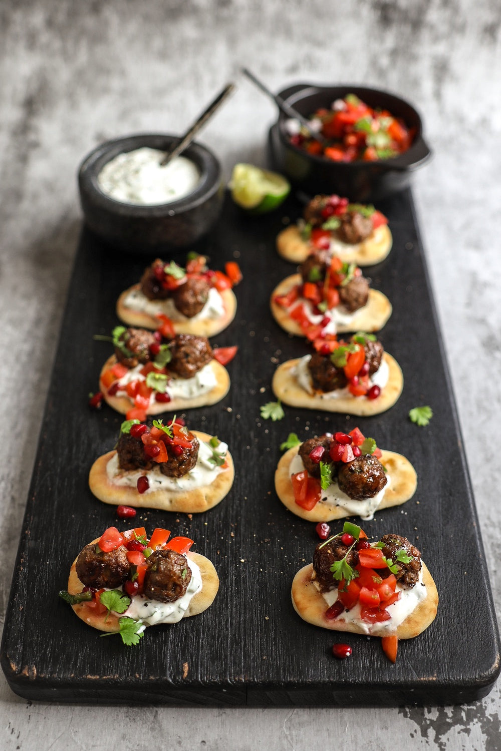 Mini Lamb Kofta on Naan Kit