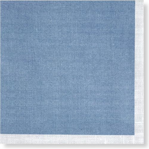 Manor Road Dinner Napkins 20pk Linen Blue