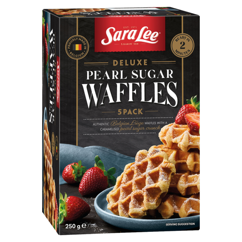 Sara Lee Waffles Pearl Sugar 5pk