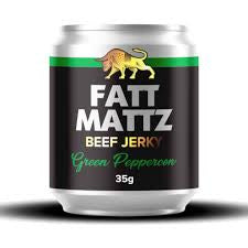 Fatt Mattz Beef Jerky 35g - Green Peppercorn