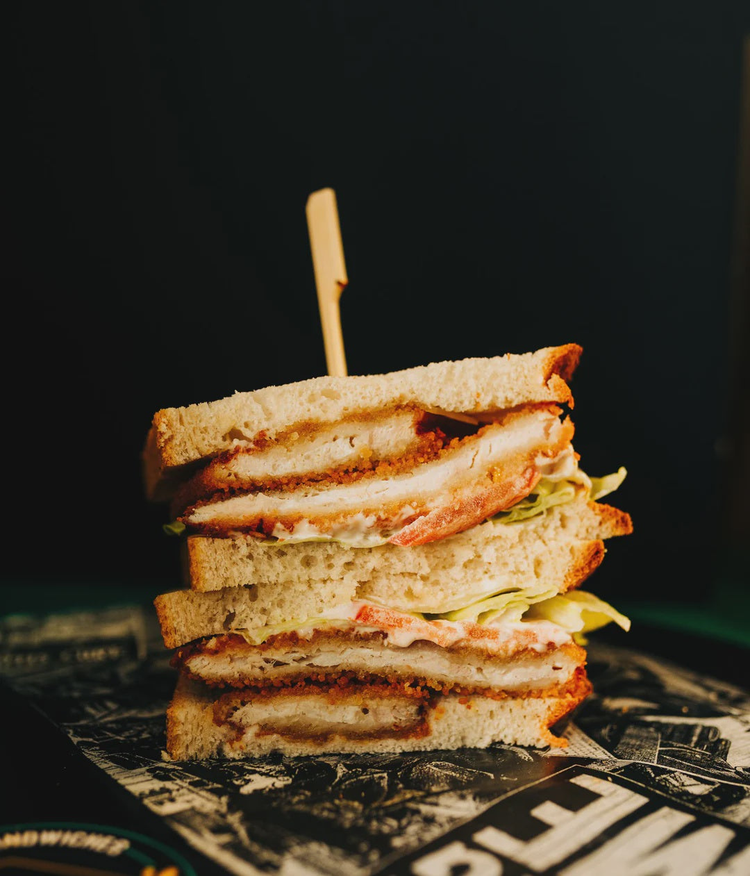 Everyday Cafe  Chicken Schnitzel Honey Mustard Slaw Toastie