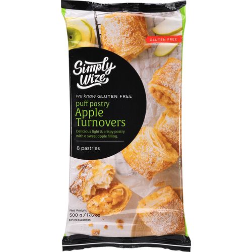 Simply Wize GF Apple Turnovers 500g