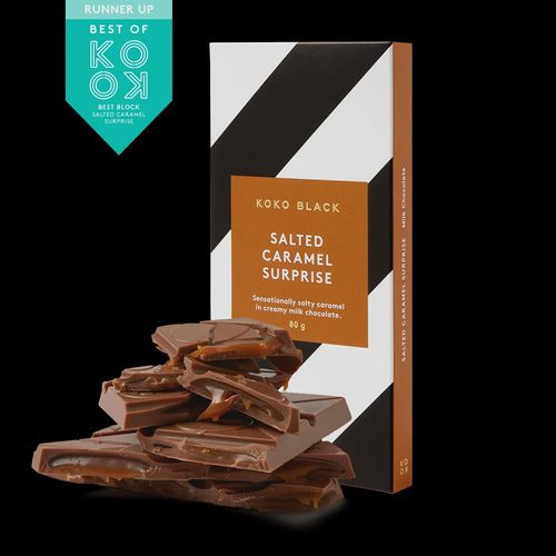 Koko Black Salted Caramel Surprise Block 80g