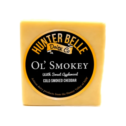 Hunter Belle Dairy Co Ol' Smokey Cheddar 140g