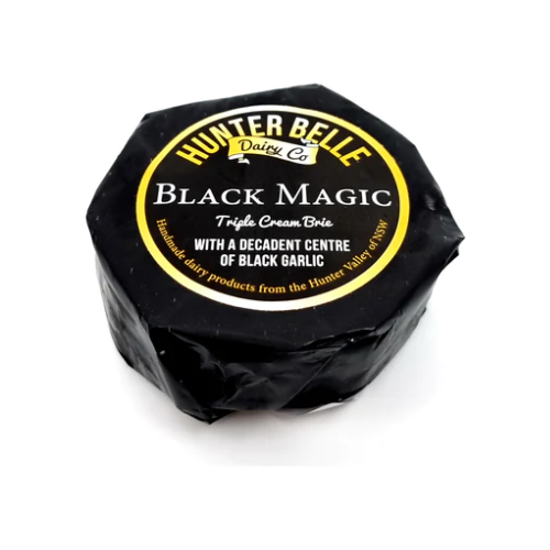 Hunter Belle Dairy Co Black Magic Triple Cream Brie 140g