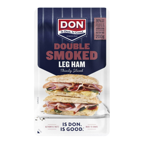 Don Double Smoked Leg Ham 200g