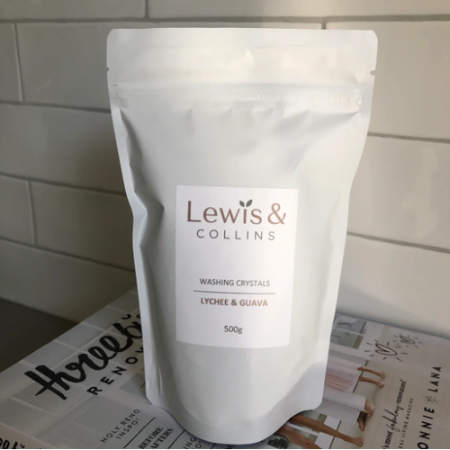 Lewis & Collins Washing Crystals Lychee & Guava 500gm