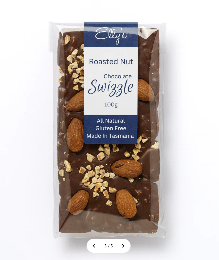 Elly's Swizzle Chocolate Roasted Nut 100g