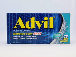 Advil Capsules Liquid 20 pack