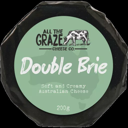 All The Graze Double Brie 125g