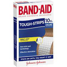 Band Aid Tough Strips Extra Large 10