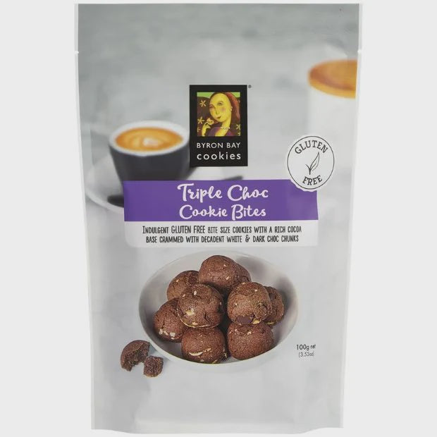 Byron Bay Cookies Gluten Free Triple Choc Fudge 100g