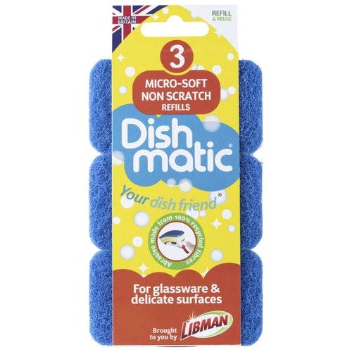 Dishmatic Micro - Soft Refills 3 pack