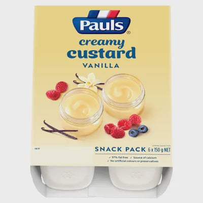 Pauls Vanilla Custard 6x150g