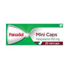 Panadol Mini Caps 500mg 20 pack