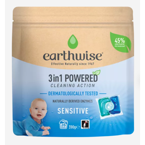 Earthwise Sensitive Laundry Capsules 26 Pk 390g