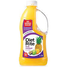 Diet Rite Cordial Fruit Cocktail 1L