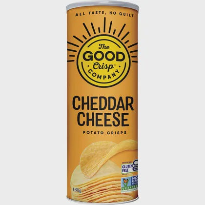 The Good Crisp Co Cheddar Cheese Gluten Free 160gm