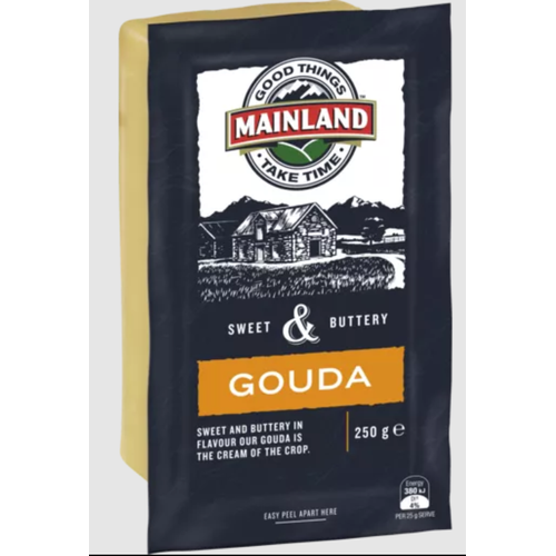 Mainland Gouda Cheese Block 250G