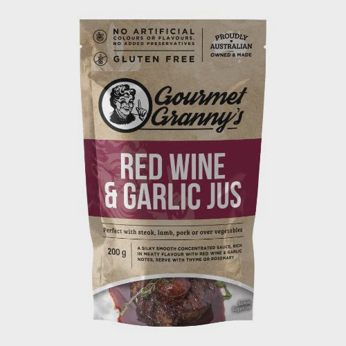 Gourmet Grannys Red Wine & Garlic Jus 200g