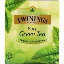 Twinings Pure Green Tea 150g 100 pk Teabags