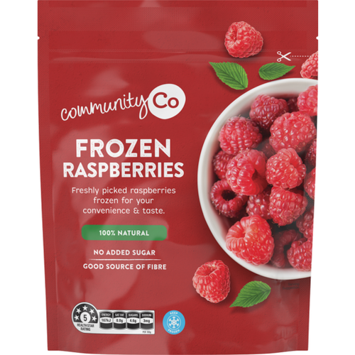 Community  Co Frozen Raspberries 500g