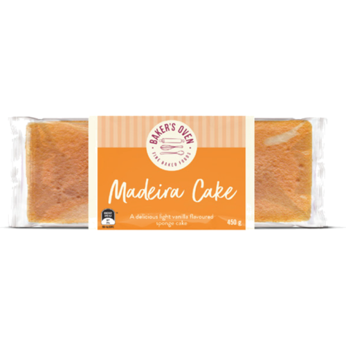 Bakers Oven Plain Madeira Cake 450gm