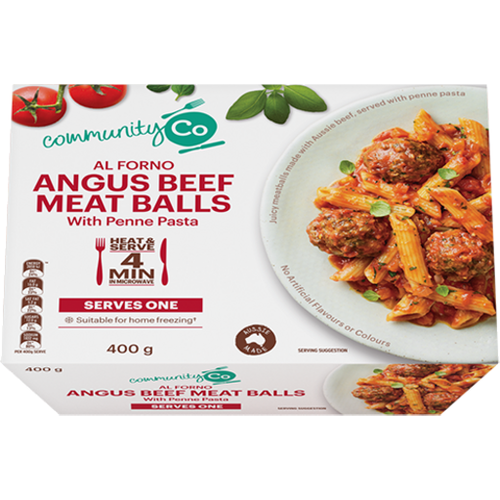 Community Co Angus Meatballs with Penne 400g