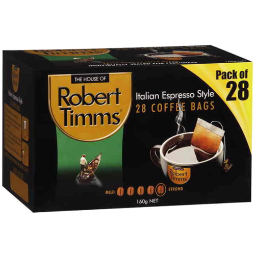 Robert Timms Espresso Coffee Bags 28pk