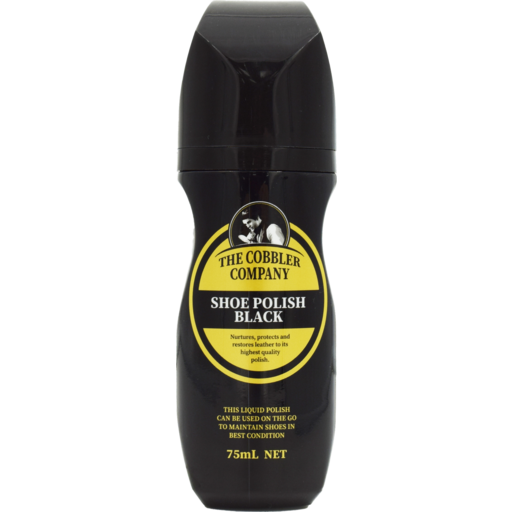 Cobbler Co Shoe Polish Liquid Black 75ML