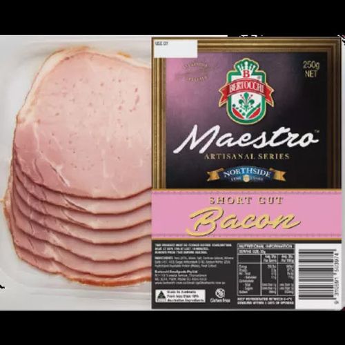 Maestro Pan Sized Bacon 250gm