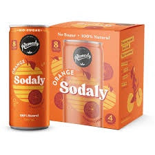 Remedy Sodaly Blood Orange 250mL x 4pk