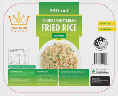 Rice King Foods Fried Rice Chinese Vegetarian 500g