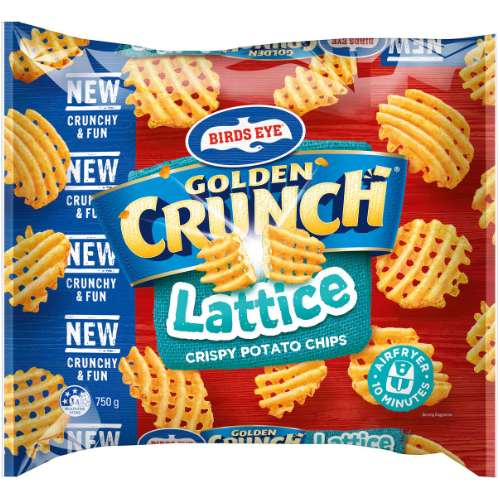 Birds Eye Golden Crunch Lattice 750g