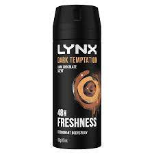 Lynx Dark Temptation Deodorant Aerosol Bodyspray 165ml 106g