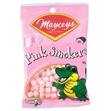 Mayceys Pink Smokers Lollies 95gm