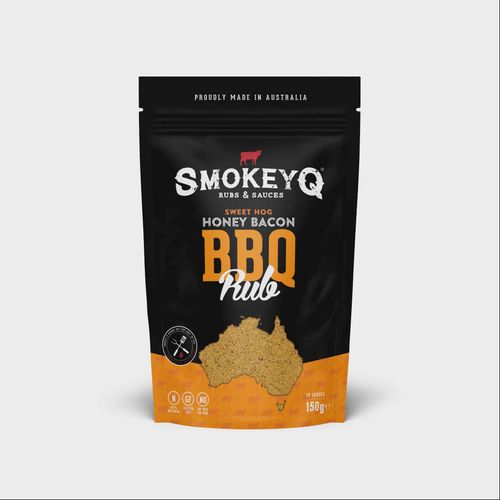 SmokeyQ Sweet Hog Honey & Bacon Rub 150g