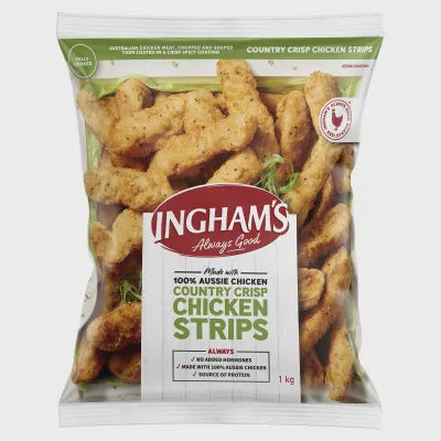 Inghams Country Crisp Chicken Strips 1kg