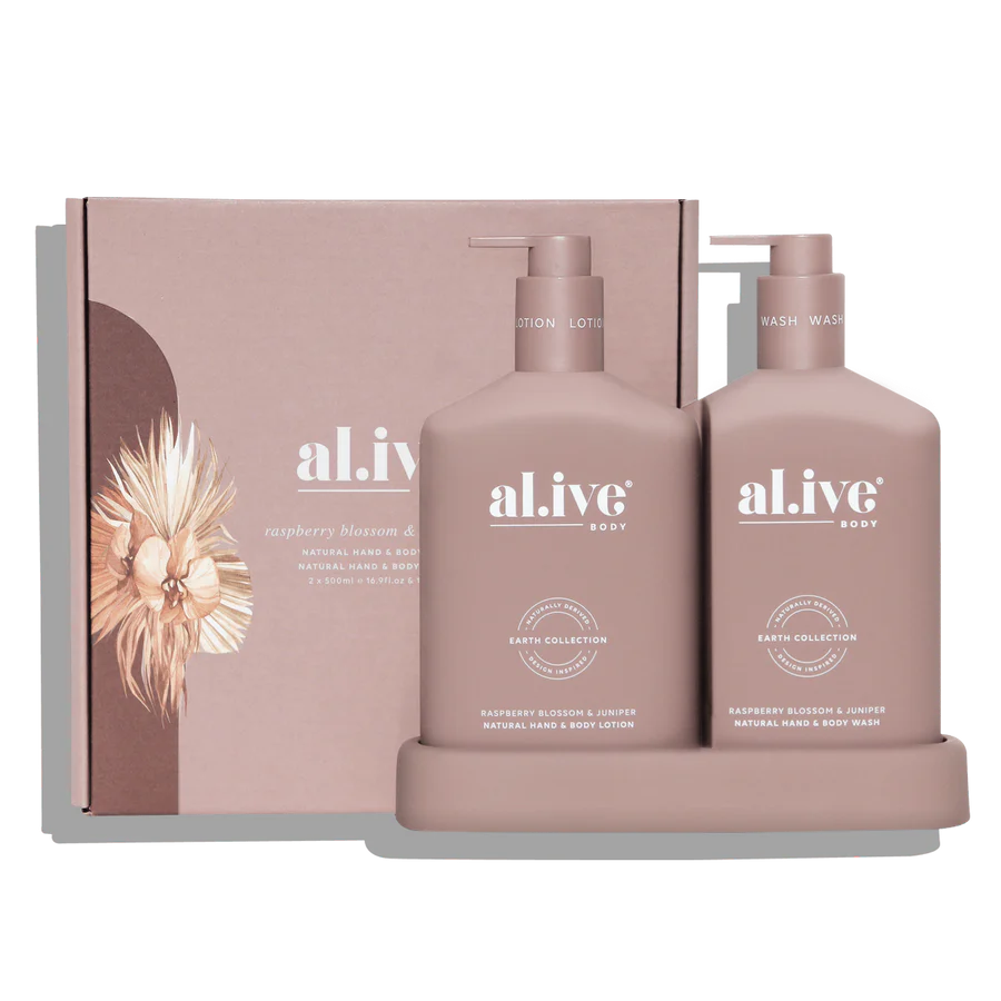 Al.ive Body Wash & Lotion Duo Raspberry Blossom & Juniper