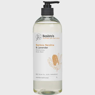 Bosisto's Banksia Nerolina & Lavendar Body Wash 1L