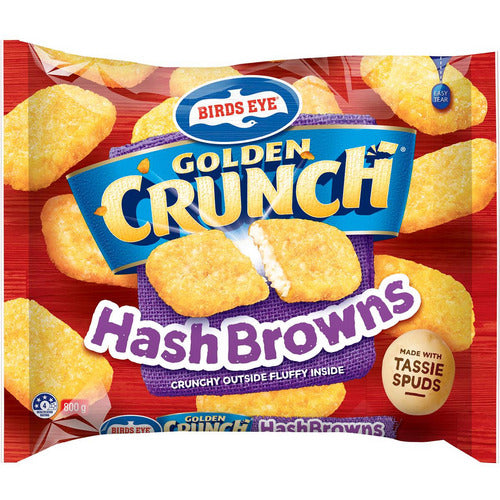 Birds Eye Golden Crunch Hash Browns 800g