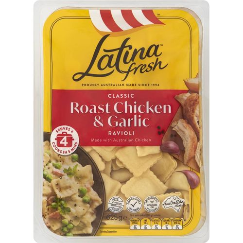 Latina Roast Chicken & Garlic Ravioli 625g