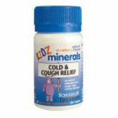 Kidz Minerals Cough & Cold Relief 100 Tablets