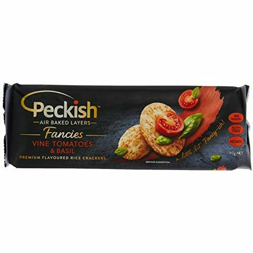 Peckish Fancies Vine Tomato & Basil 90g