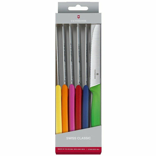 Victorinox Swiss Classic Knife Set 6 Mixed Colours